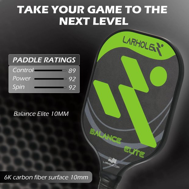 Pickleball paddle Green Balance Elite performance