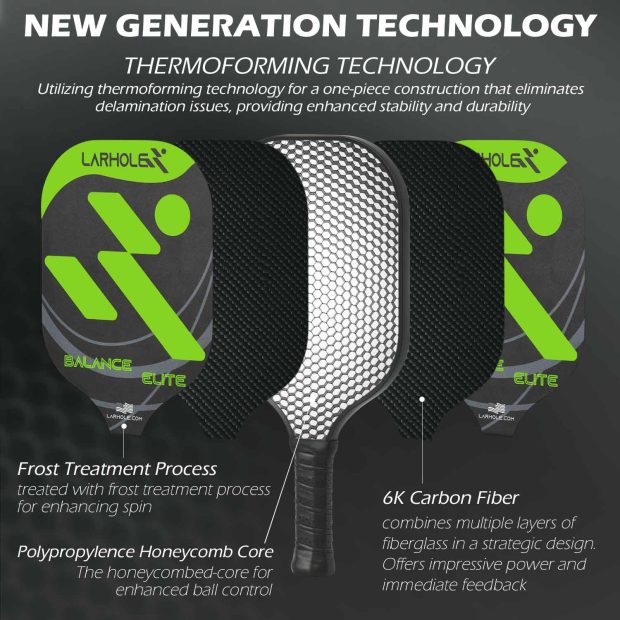 Pickleball paddle Green Balance Elite structure