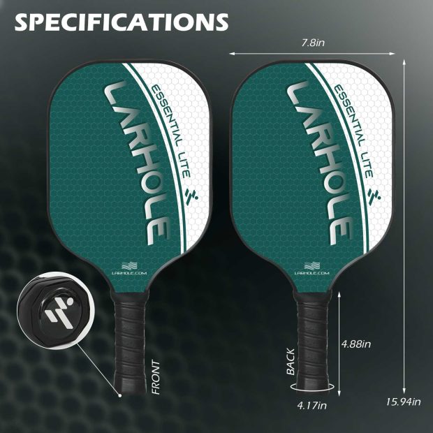 Pickleball paddle Green Essential Lite Specification