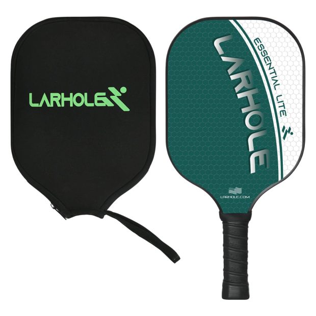 Pickleball paddle Green Essential Lite and cover