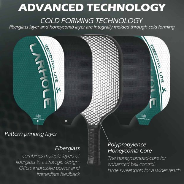 Pickleball paddle Green Essential Lite structure